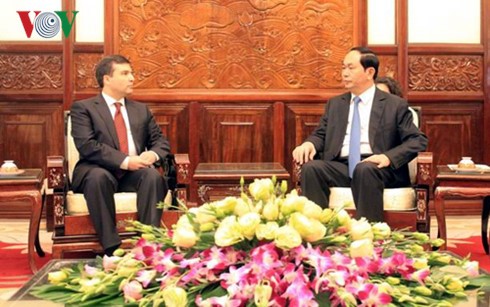President Tran Dai Quang greets new Ambassadors - ảnh 4